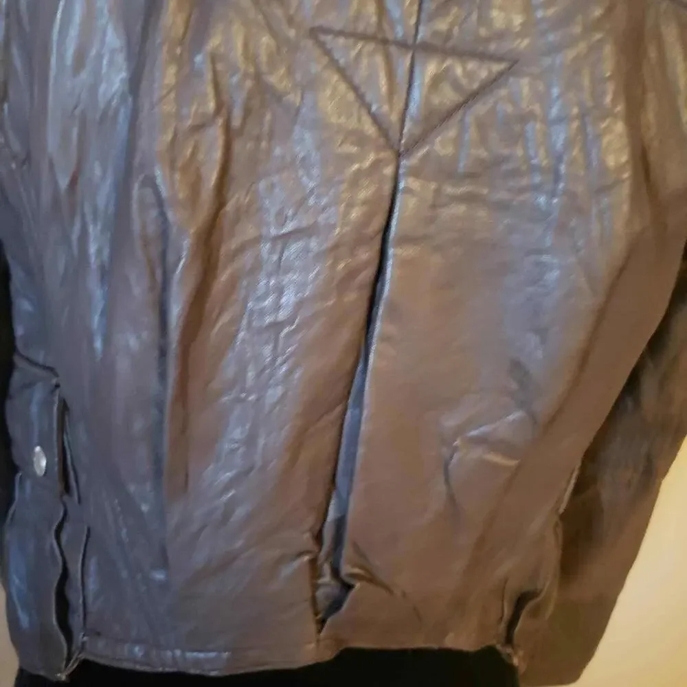 LKNW Michael Kors Brown soft leather jacket coat S